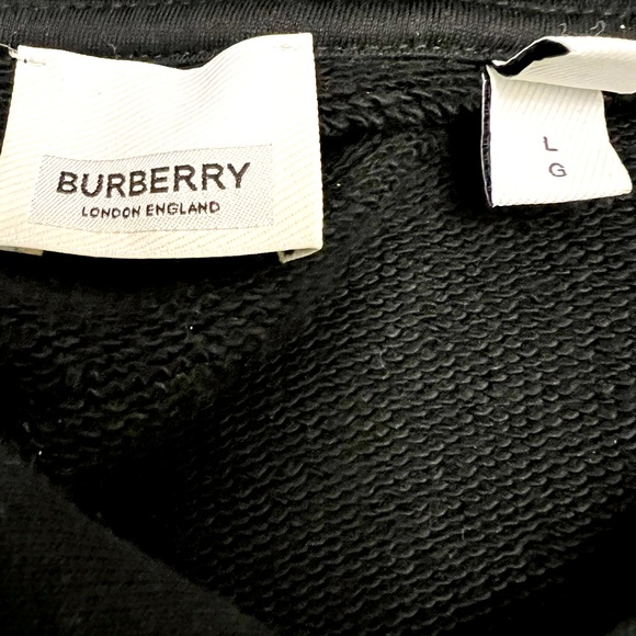 Burberry Horseferry Print Oversized Cotton Drawstring Hoodie - Picture 3 of 5